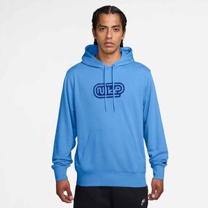 Nike M Nk Club Ft Hoodie Font Gx - university blue/game royal