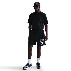 Nike M Nk Club Knit Short Official - black/black/white