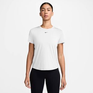 Nike W Nk One Classic Df Ss Top Wt - white/black