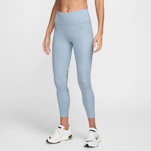 Nike W Nk Df Fast Mr 7/8 Tgt Nvlt - lt armory blue/reflective silv