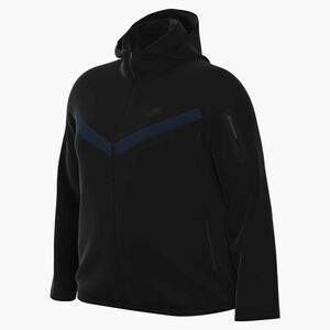 Nike W Nsw Tch Flc Wr Fz Hdy 2 - black/black