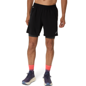 Asics Road 2N1 7In Short - performance black/graphite grey