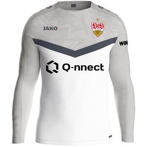 Jako VfB Sweat Iconic - wei�/soft grey/anthra light