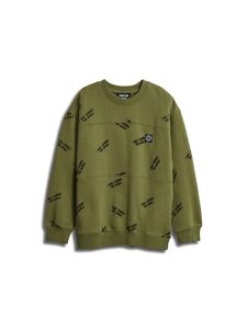 Hummel stsMILOS SWEATSHIRT - OLIVE BRANCH - 104 - olive branch