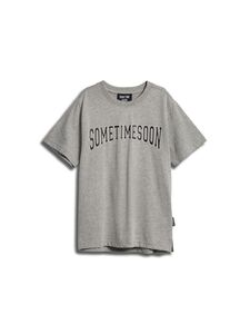Hummel stsOCEAN T-SHIRT S/S - LIGHT GREY MELANGE - 104 - light grey melange