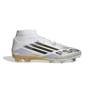 adidas F50 League Mid Fg/Mg - ftwwht/cblack/goldmt