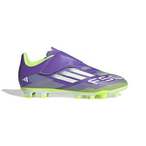 adidas F50 Club Vel Fg/Mg J - purrus/ftwwht/luclem