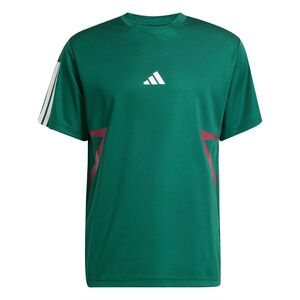 adidas M Tiro Cb Tee - drkgrn/cburgu/white