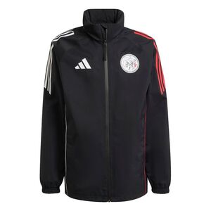 adidas Ajax Rain Jkt - black/white/bolred