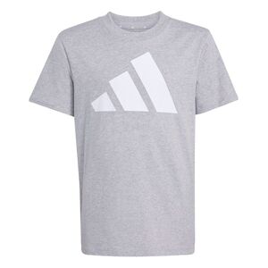 adidas J Bl Tee 160 - mgreyh/white