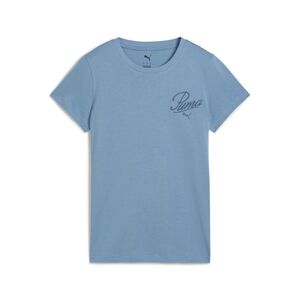 Puma ESS SCRIPT Tee - blau