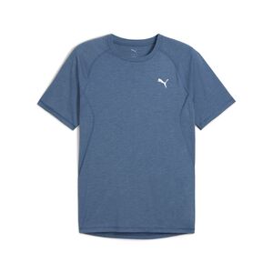 Puma M RUN VELOCITY TEE (TRI-BLEND) - blau