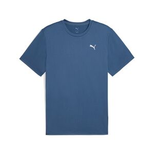 Puma M TAD ESSENTIALS SOLID CAT TEE (LC small cat) - blau