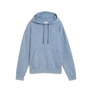 Puma ESS ELEVATED Relaxed Wash Hoodie FL - blau