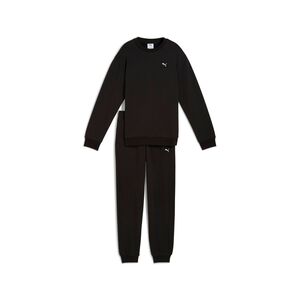 Puma ESS ELEVATED Relaxed Crew Sweat Suit FL B - schwarz