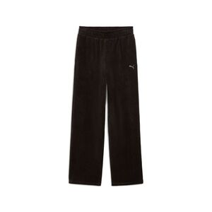 Puma ESS ELEVATED Velour Rib Straight Leg Pant - schwarz