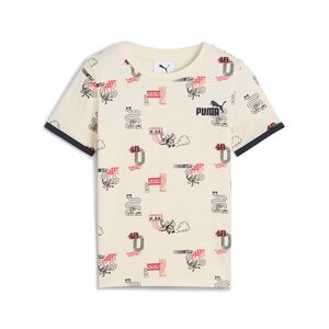 Puma LITTLE RUNNERS AOP Tee PS - weiss