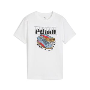 Puma GRAPHIC Sneaker Tee B - weiss