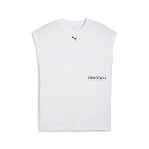 Puma M GRAPHIC CUTOFF TANK - weiss