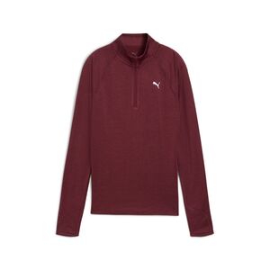Puma W RUN VELOCITY CLOUDSPUN 1/4 ZIP - rot