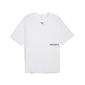 Puma M GRAPHIC OVERSIZE TEE - weiss