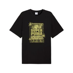 Puma GRAPHIC Super Puma World Tour Relaxed Tee - schwarz