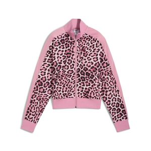 Puma T7 LEO LUXE AOP Short Track Jacket - pink