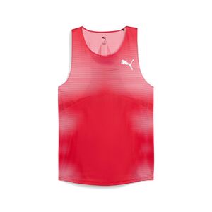 Puma M CROSS THE LINE ULTRASPUN SINGLET - rot