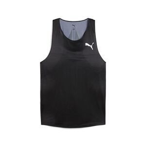 Puma M CROSS THE LINE ULTRASPUN SINGLET - schwarz