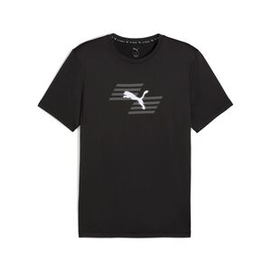 Puma M PUMA x HYROX POLY GRAPHIC TEE - schwarz