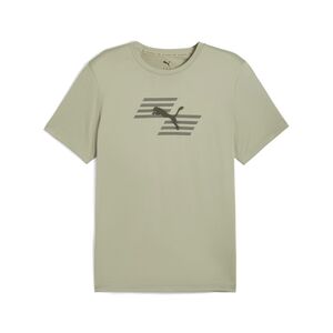 Puma M PUMA x HYROX POLY GRAPHIC TEE - gr�n