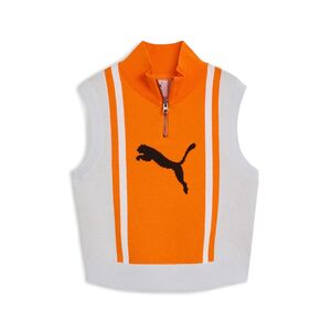 Puma FUTURE.PUMA.ARCHIVE Half-Zip Knitted Tank - grau