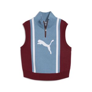 Puma FUTURE.PUMA.ARCHIVE Half-Zip Knitted Tank - rot