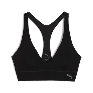 Puma SHAPELUXE PLUNGE BRA - LOW - schwarz