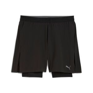 Puma M Tech Training 2in1 STRETCH WOVEN SHORT - schwarz
