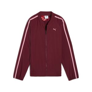 Puma W FLORAL RIBBON WOVEN FULL ZIP - rot