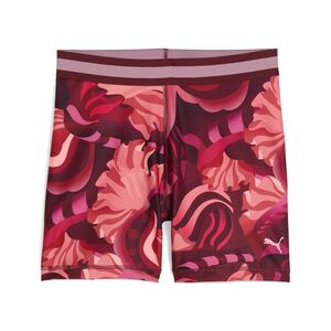 Puma W PUMA STRONG FLORAL RIBBON SHORT TIGHT - AOP HW 4 - rot