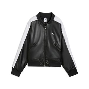 Puma T7 Pleather Bomber - schwarz