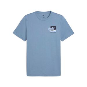Puma GRAPHIC Small Box Tee - blau