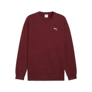 Puma ESS ELEVATED Relaxed Wash Crew FL - rot