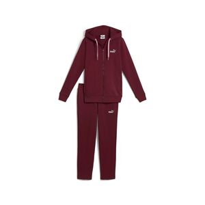 Puma Metallic Hooded Sweat Suit FL op - rot
