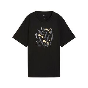 Puma GRAPHIC Relaxed Leaf Tee - schwarz