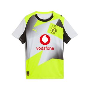 Puma Bvb Away Jersey Replica Jr With Sponsor - silver mist-yellow alert