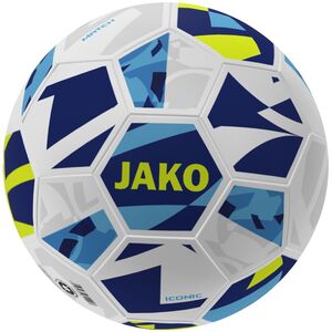 Jako Spielball Iconic - wei�/navy/neongelb