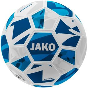 Jako Trainingsball River - wei�/navy