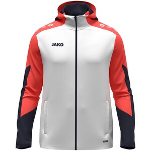Jako Kapuzenjacke Dynamic - wei�/coral/marine