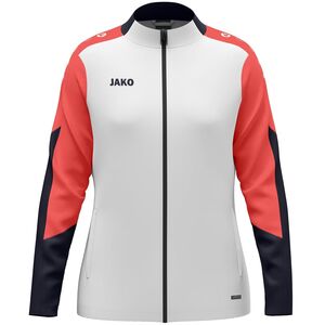 Jako Polyesterjacke Dynamic Damen - wei�/coral/marine