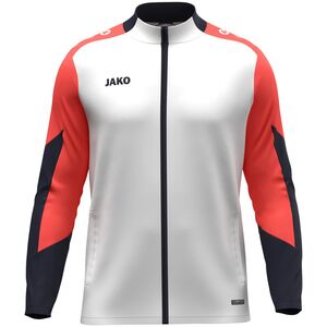 Jako Polyesterjacke Dynamic - wei�/coral/marine