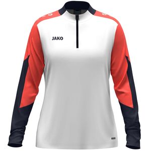 Jako Ziptop Dynamic Damen - wei�/coral/marine