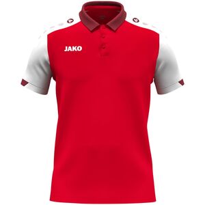 Jako Polo Dynamic - rot/wei�/dunkelrot